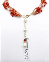 Collar Sicylui Mujer in Plata Corallo 1536CO2 - 1536CO2
